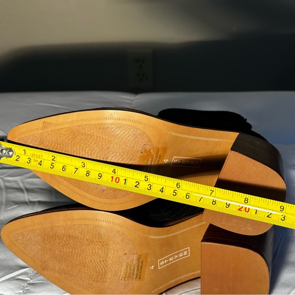 Steven by Steve Madden Nara Stacked Heel Knit Sock Bootie in Black Size 4 - Picture 13 of 14